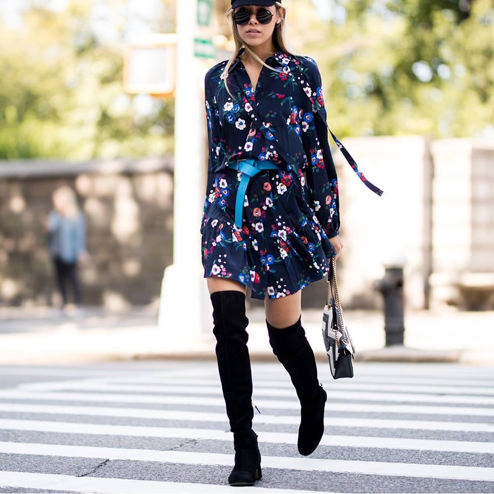 NWT $448 Tory Burch Gabrielle Floral Silk Dress
